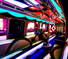 40 passenger party bus